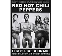 Red Hot Chili Peppers Fight Like a Brave Unisex Poster Standard Carta