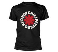 Red Hot Chili Peppers 'RHCP Classic Asterisk' (Nero) Maglietta - NUOVO