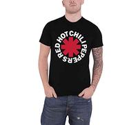 Red Hot Chili Peppers 'RHCP Classic Asterisk' (Nero) Maglietta - NUOVO