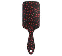 Red Irregular Dots cute spazzola per capelli colpo Progettato massaggiatore cuoio capelluto per capelli fini con manico ergonomico cepillo para cabello