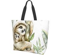 Red Japanse Koi Floral Wave Tote Bag Large Casual Women Shoulder Handbags Borse della spesa riutilizzabili per lavoro Shopping Travel Beach