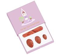 Red Jasper Yoni Egg Yoni Wand Set Natural Jade Massage Ball Muscles Tightening Kegel Exercise Stone Massage Tool, forato con scatola Collezioni di casa (Color : Undrilled With Box)