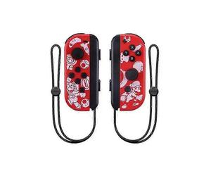 (RED) Joycon Wireless Controller For Nintendo Switch,Support Wake-up Function,Left Right Remote Controllers With Wrist Strap