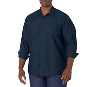 Red Kap Camicia da Lavoro Industriale a Maniche Lunghe da Uomo, Navy, XL