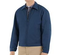 Red Kap Men's Slash Pocket Quilt-Lined Jacket, Navy, Medium