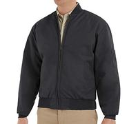 Red Kap Men's Solid Team Jacket, Black, Large