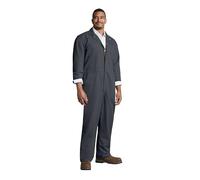 Red Kap Men's Twill Action Back Coverall, Charcoal, 50