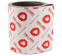 Red Label Abrasives 6 cinture multiuso da 89 pollici con ossido di alluminio, 80 grane, per lavori di legno, pelle, gomma, plastica e metallo leggero, carta da 2