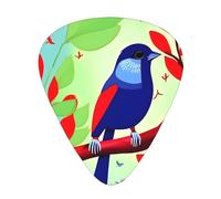 Red Leaf Bird set di plettri per chitarra, 3 diversi spessori, 12 pezzi per una varietà di strumenti