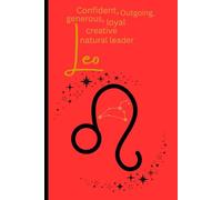 Red Leo Horoscope journal: Notebook, A Diary for anyone who loves their Astrology.