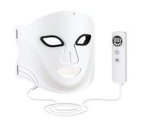 Red Light Maschera, Silicone Face, Portatile Phototherapy Skin Rejuvenation, 4-Color Light Beauty Tool, Anti-Aging Facial, Device, For Men and Women