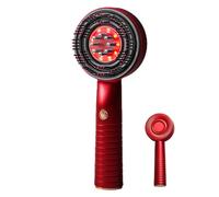 Red Light Scalp Massager - ABS Electronic Hair Oil Applicator, 2-in-1 Massage Comb, Flexible Bristle Stimulation Tool | Home Apartment Dorm Travel Personal Care Device Enhancing Relaxation Circulation