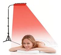 Red Light Therapy Lamp Full Body, supporto regolabile e montaggio a parete, 30 LED 660 nm/850 nm, 3 modalità, 5 livelli di luminosità, timer, uso domestico, regalo ideale per donne e ragazze