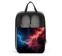 Red Lightning in the Sky - Borsa porta scarpe da golf, per uso quotidiano, anti-polvere, per viaggi e uso quotidiano