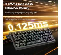 (Red Line Wireless) X68HE ATTACK SHARK Magnetic Gaming Keyboard Mechanical Wired for Pro Gaming 0.01mm Rapid Trigg 8000Hz SOCD/Rs 0.125ms 128K Rate