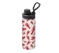 Red Lobster Printing Print 18oz bollitore isolato in acciaio inossidabile per sport Fitness Travel