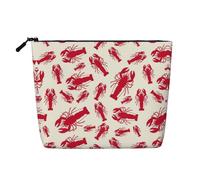 Red Lobster Una borsa da viaggio versatile per il trucco, ideale per routine quotidiane e viaggi di lavoro, Nero , Taglia unica, Beauty case