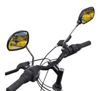Red Loon Specchietto retrovisore per manubrio - destro e sinistro - Specchietto retrovisore per bicicletta e bicicletta - Specchietto retrovisore per bicicletta - Specchietto retrovisore - Ruota a