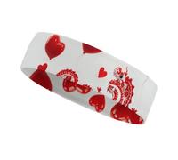 Red Love Little Dragon - Fascia per capelli sportiva per donne e uomini, adatta a tutte le dimensioni della testa, ultra assorbente e antiscivolo, per corsa, yoga, palestra