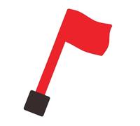 Red Mailbox Flag Set di sostituzione Adesivi per esterni su entrambi i lati Fissare saldamente senza attrezzi o hardware per metallo legno resistente alle temperature estreme bandiera cassetta postale