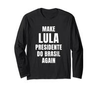 Red Make Lula Presidente do Brasil Again President Brazil Maglia a Manica