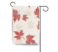 Red Maple Fall Leaves Holiday yard flags per esterno porta pasquale banner per decorazione Yard 28x40 double sided