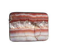 Red Marble Pattern Laptop Sleeve Case 13 Inch Laptop Sleeve Bag Bag Carry Bag