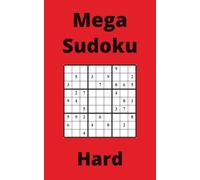 Red Mega Sudoku Book, 9x9 Puzzles, 150 Pages, 5x8, Hard