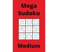 Red Mega Sudoku Book, 9x9 Puzzles, 150 Pages, 5x8, Medium