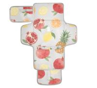 Red Melograno Arancione Ananas Riutilizzabile Pannolino Fasciatoio Pad con Tasca in Tessuto Portatile Fasciatoio Fasciatoio Leggero e Pieghevole Cambiadores de pa?ales para Bebes