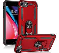 (Red) Men's Phone Case for iPhone 7/8/SE Heavy Duty Shock Resistant Rugged Cell Phone Case for 2nd Generation 3rd Generation Phones