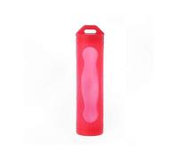 (Red) Mini Soft Colorful Silicone for Case Protective Skin Single Node Cover Storage Bag For 1x 18650 Batteries Cases Cover purple