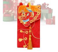 Red Money Envelopes - 3.94x6.89 Inches, Year Of The Horse Party Supplies | 2026 Money Envelopes For Cash For Chinese Spring Festival Birthday Party Celebration Family Gathering