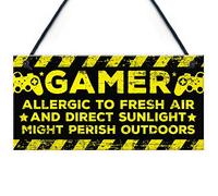 Red Ocean Accessori per Camera da Letto da Gioco, Segno Grotta, Regalo di Compleanno per Giocatore, Regalo di Compleanno per Fratello, Figlio, papà