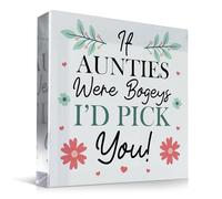 Red Ocean Divertente regalo di compleanno per zia targa acrilica da nipote regalo per Natale Thank You Her