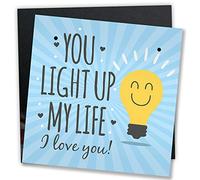 RED OCEAN Light Up My Life - Biglietto per la festa della mamma, con scritta in lingua inglese My Life (lingua italiana non garantita)