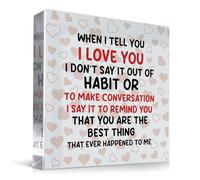 Red Ocean Regalo per fidanzato, fidanzata, marito, moglie, Best Thing That Ever Happened To Me I Love You, regalo per anniversario, San Valentino, lui e lei, coppia romantica