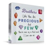 Red Ocean Targa speciale per fratello Precious And Few, idea regalo per compleanno, Natale, ringraziamento da parte della sorella