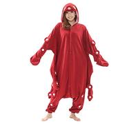 Red Octopus Pajama Fancy dress costume Standard