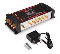 RED OPTICUM - Commutatore OMS 5/12 PRO per la ricezione di una posizione satellitare fino a 12 utenti/contatti dorati/4K, 3D, UHD/Quattro LNB