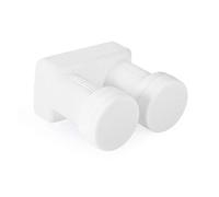 RED OPTICUM LMP 04H Monoblock Single LNB 0.1dB - LNB doppia testa per 1 partecipante e 2 Satelliti con DiseqC integrato - 3D UHD 4K Ready - Monoblock LNB Astra Hotbird