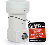 RED OPTICUM LSP 04H LNB Singolo I LNB digitale resistente al calore e al freddo a 1 via con solo 0,1 dB di rumore incluso manicotto di protezione dagli agenti atmosferici I Full HD - 3D - UHD - 4K