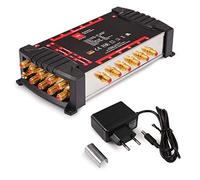 RED OPTICUM Multiswitch OMS 9/12 PRO TR per la ricezione di due posizioni satellitari fino a 12 partecipanti/contatti dorati/adatto 4K, 3D, UHD/adatto Quattro LNB
