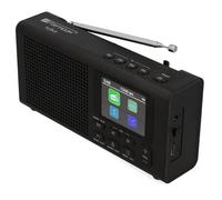 RED OPTICUM Radio con Bluetooth 5.3, DAB Plus Radio con 40 canali DAB+/FM preimpostati, display LCD a colori, 9 menu vocali, jack per cuffie da 3,5 mm, cavo di ricarica USB incluso (nero)