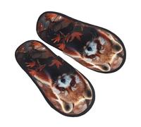 Red Panda Autunno Rami Pantofole per Donne Uomini, Calde Fuzzy Calde Pantofole Da Donna Scarpe Da Casa Pantofole Camera Da Letto Pantofole Fuzzy Pantofole Inverno Casa Indoor Scarpe Estetiche