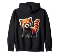 Red Panda Felpa con Cappuccio