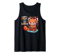 Red Panda Gaming Can't Hear You I'm Gaming Red Panda Canotta