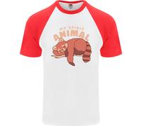 Red Panda Il Mio Animale Spirituale Uomo S/S Maglietta Baseball