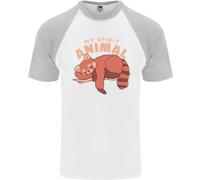 Red Panda Il Mio Animale Spirituale Uomo S/S Maglietta Baseball