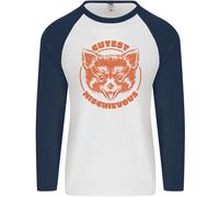 Red Panda Il Più Carino E Birichino Uomo L/S Maglietta Da Baseball